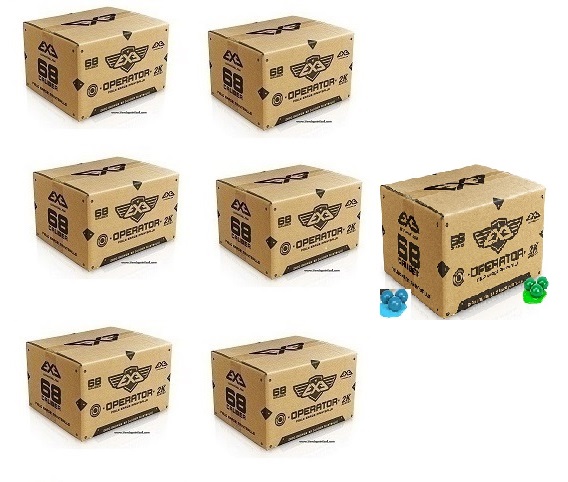7 x Cajas de Bolas Exe Operator Cal. 68  ; 2000 unds - *Envío Gratis 2/3 Dias